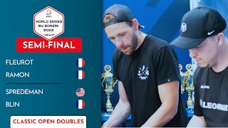 2023 ITSF World Series Bonzini  Classic Open Doubles SemiFinal  FLEUROTRAMON vs SPREDEMANBLIN [upl. by Ijok]