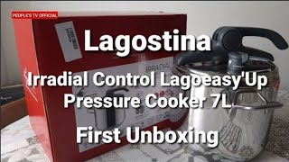 Lagostina Irradial Control LagoeasyUp  Pressure Cooker 7L  First Unboxing  Made in Italy [upl. by Launcelot69]