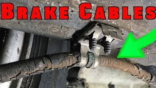 How to Replace and Adjust Parking Brake Cables [upl. by Benjamin]