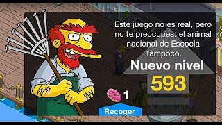 Los Simpson Springfield subida al Nivel 593 con Willie [upl. by Hartzel]