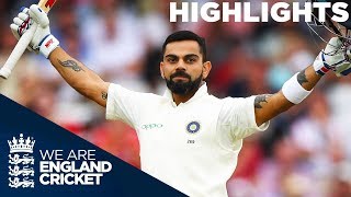 Kohlis Century Sees India Take Control  England v India 3rd Test Day 3 2018  Highlights [upl. by Allimac]