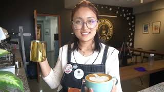 Barista coffee  making training  how to make latte art  TSOCB [upl. by Yelir]