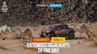 Extended highlights of Stage 11 presented by Aramco  Dakar2024 [upl. by Eninotna]