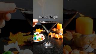 Black Magic ✨  Flaming Halloween Cocktail 😱 [upl. by Giuditta]