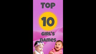 Top 10 Girls Names USA [upl. by Jerrine]