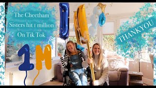 The Cheetham sisters celebrate 1 million on Tik Tok [upl. by Yleek]