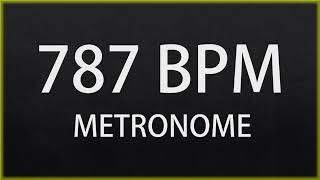 787 BPM  METRONOME [upl. by Kathlene]