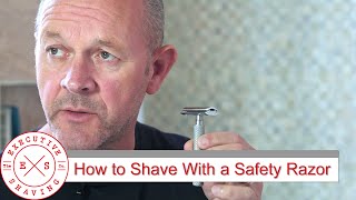 Tutorial Learn How To Shave With a Safety Razor [upl. by Navaj]