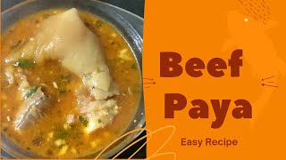 Beef Paya Recipe  Beef Trotters Recipe بیف پائے بنانے کا طریقہ  Bare Paye Pasandida Food Kitchen [upl. by Haelahk150]