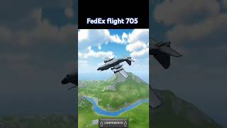 FedEx flight 705 recreation in tfs [upl. by Ecydnak662]