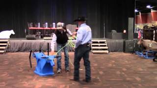 Roping Dummy RopeSmart Steer Calf Roping Dummy John McCarthy [upl. by Kcirdehs]