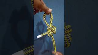 Camping Loop Knot How to tie a rope knot knot shortsindia viralshort [upl. by Ybor]