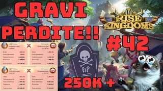 RISE OF KINGDOMS ITA 42  KVK GRAVI PERDITE IN GUERRA [upl. by Abell]