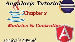 Angularjs modules and controller  AngularJS scope [upl. by Erlandson151]