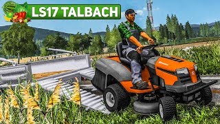 LS17 Talbach 35 Der Husqvarna RASENMÄHER auf dem Bauernhof  Landwirtschafts Simulator 2017 [upl. by Nivel]