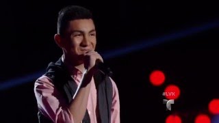 José canta ‘Bachata Rosa’  Audiciones  La Voz Kids 2016 [upl. by Creath]