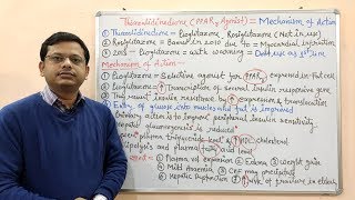 Diabetes Mellitus Part12 Mechanism of Action of Thiazolidinedione  Diabetes  Thiazolidinedione [upl. by Elrebma110]