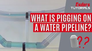 What is pigging on a water pipeline [upl. by Hakilam]