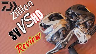 Daiwa Zillion SV VS Zillion HD daiwareels daiwafishing [upl. by Annaeerb]