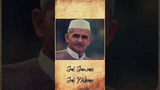 Shastriji A Legacy of Strength amp Simplicity LalBahadurShastri JaiJawanJaiKisan ShastriJi [upl. by Anitsyrk]