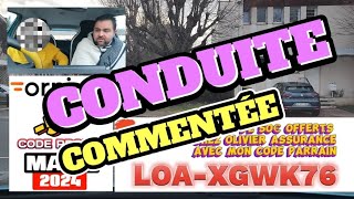 je taide a avoir ton permis avec la CONDUITE COMMENTÉE [upl. by Enom635]