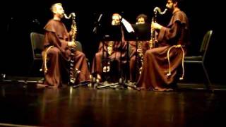 Danse Macabre for four bass clarinets Edmund Welles live [upl. by Enidualc592]