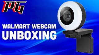 UNBOXING Onn Ring Light Webcam   LIVE [upl. by Rriocard607]