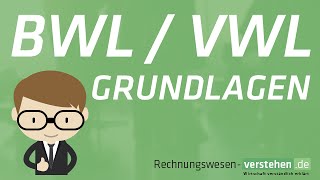 BWL Grundlagen Was ist BWL Was ist VWL Verständlich [upl. by Siri]