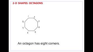 2D shapes  heptagon octagon nonagon decagon [upl. by Monti]