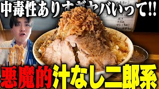 【二郎系】この汁なしはヤバすぎる‥！旨みの暴力、鬼の中毒性。食ったら最後、もう離れられません。をすする ラーメン荘 歴史を刻め 新栄店【飯テロ】SUSURU TV第3234回 [upl. by Attelrahc]