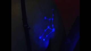 UV ink tattoo blacklight tattoo [upl. by Yrekcaz]