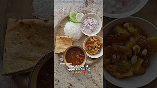 Diwali special recipeApple ki chutneyapple chutney with aam papad applerecipe aamsotto chutney [upl. by Arutak]