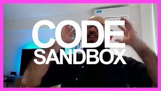 Code Sandbox como entorno de programación [upl. by Kenti]