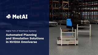 Revolutionize Smart Warehouses with MetAI Generating Smart Logistics Centers in NVIDIA Omniverse [upl. by Chryste]