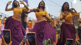 KhushiRaj  Aawa Ye Jaan Baigan Lela  Khushi Raj amp Momita raj Alisha roy  Bhojpuri Dance viral [upl. by Marra]