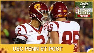 LOCKED ON USC TROJANS POSTCAST  Trojans lose TO 4 Penn St 3330 in OT in LA [upl. by Ebneter54]