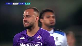 Highlights Fiorentina VS Atalanta 11 Mhaele Cabral [upl. by Ayarahs]