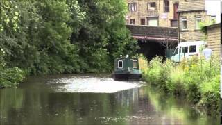 Rochdale Canal  Luddenden Foot to Hebden Bridge [upl. by Emrich]