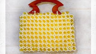 How to Make Beaded PurseCrystal Beads HandBagClutch New Design  NomiNamita crafts [upl. by Evangeline]