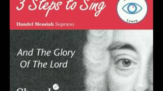 SOPRANO PART Handel Messiah  And the glory of the Lord 0 wwwchoralinecom [upl. by Nich273]