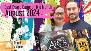 Best Board Game of the Month  August 2024 ART Project and Arcs Reviewed [upl. by Tehr]