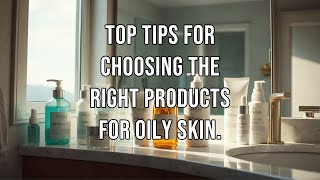 Top tips for choosing the right products for oily skin [upl. by Dlorah]