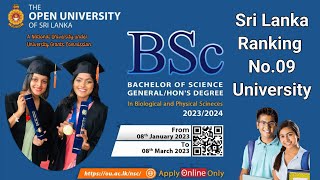 BSc Special Honours Degree in Open University 2023  AL සමත් සැමට ලොව පිලිගත් රාජ්‍ය උපාධියක් [upl. by Salangia]