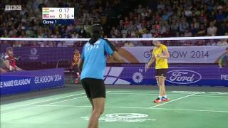 WS Bronze  PV Sindhu vs TEE JY  2014 Commonwealth Games badminton [upl. by Mechelle]