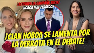 CLAN NOBOA SE LAMENTA POR LA DERROTA DE NOBITA  SE ACTIVO CAMPAÑA SUCIA CONTRA LUISA [upl. by Xyno]