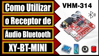 Receptor de Áudio Bluetooth 50 MP3 XYBTMINI VHM314 como utilizar  Tutorial 39 [upl. by Sivatnod33]