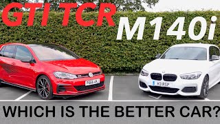 VW GOLF TCR VS BMW M140i  NOT AN EASY CHOICE [upl. by Polish239]