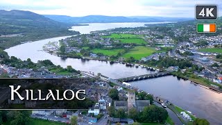 KILLALOE County Clare Ireland  4K Drone Footage [upl. by Munsey]