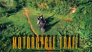 Motorcycle Trail in Antique  Nature ASMR  Scrambler Motor [upl. by Anavlis]