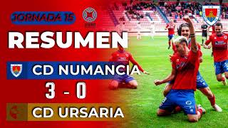 Resumen CD Numancia  30  CD Ursaria [upl. by Aeduj]